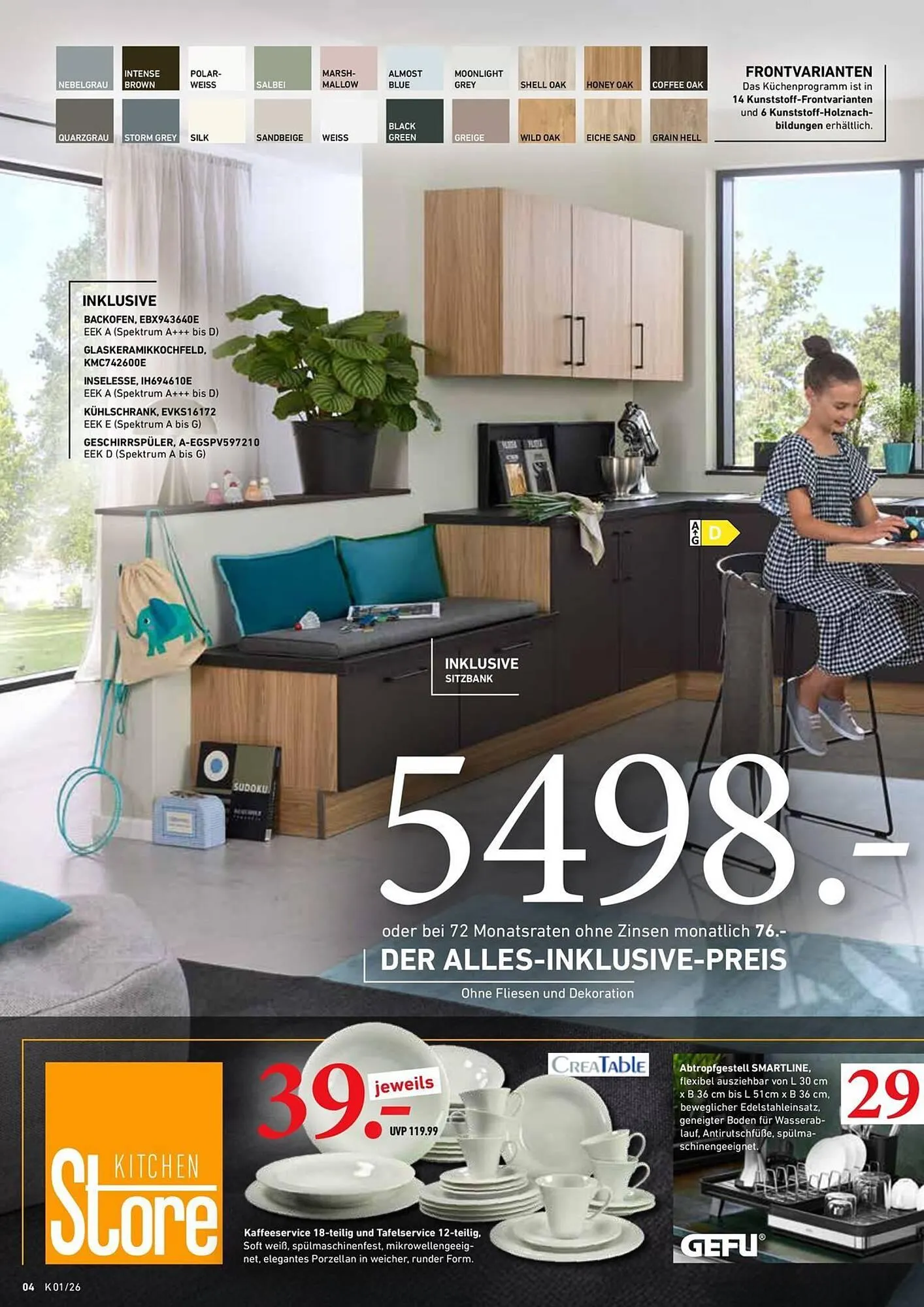 Küchen Aktuell Prospekt von 13. Januar bis 31. Dezember 2026 - Prospekt seite 4