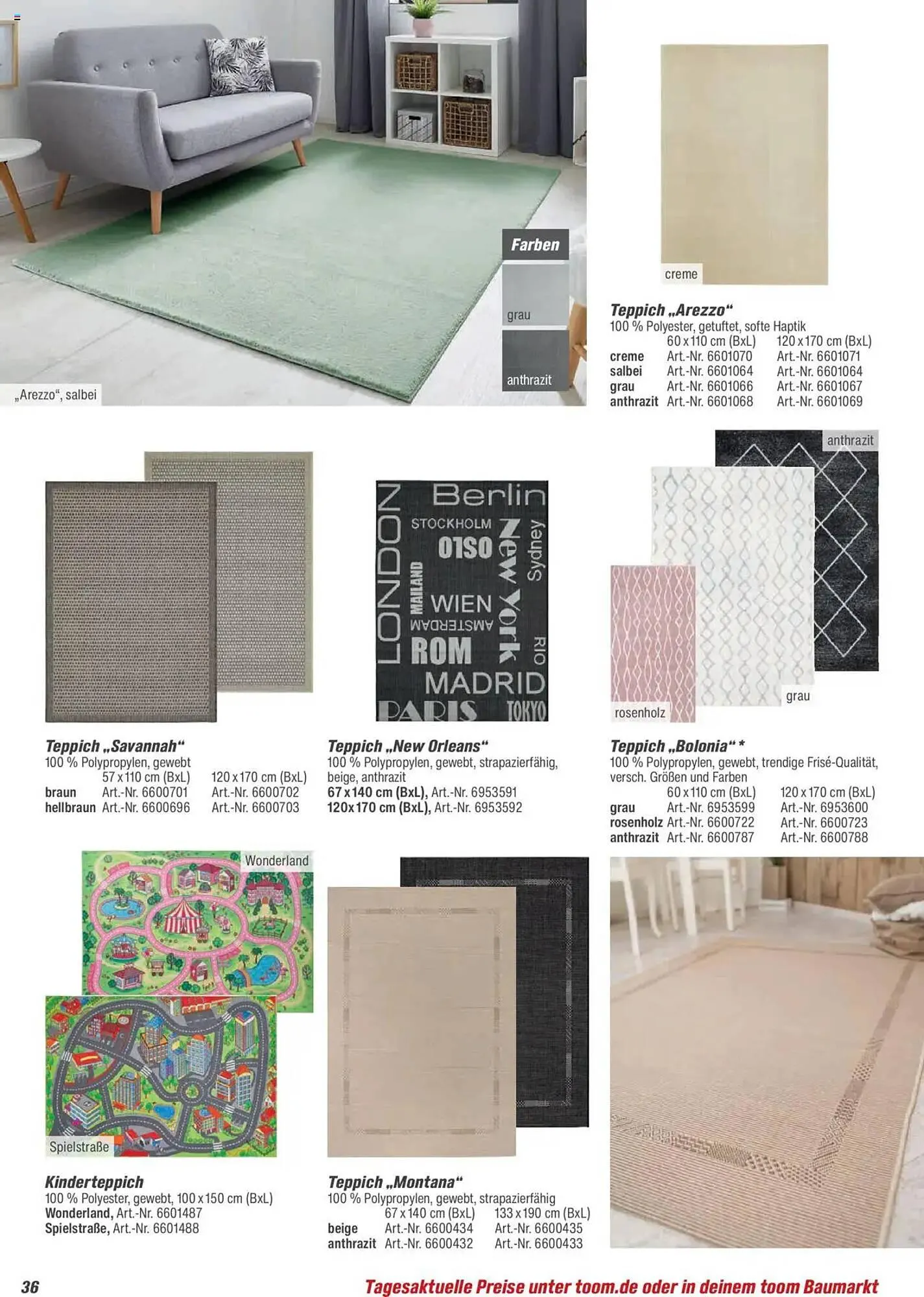 toom Baumarkt Prospekt von 21. August bis 31. Dezember 2025 - Prospekt seite 36