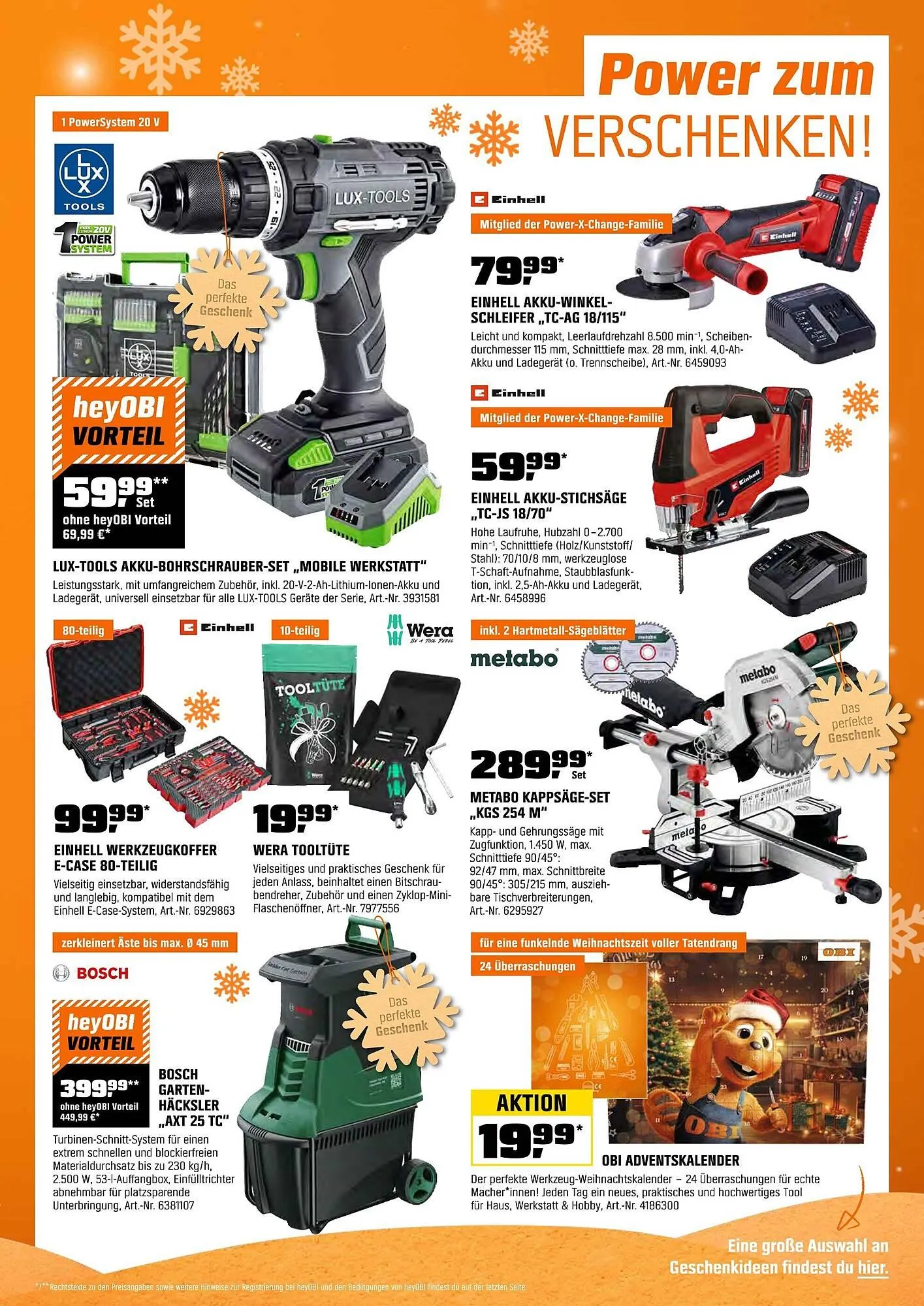 OBI Prospekt von 31. Oktober bis 16. November 2025 - Prospekt seite 15