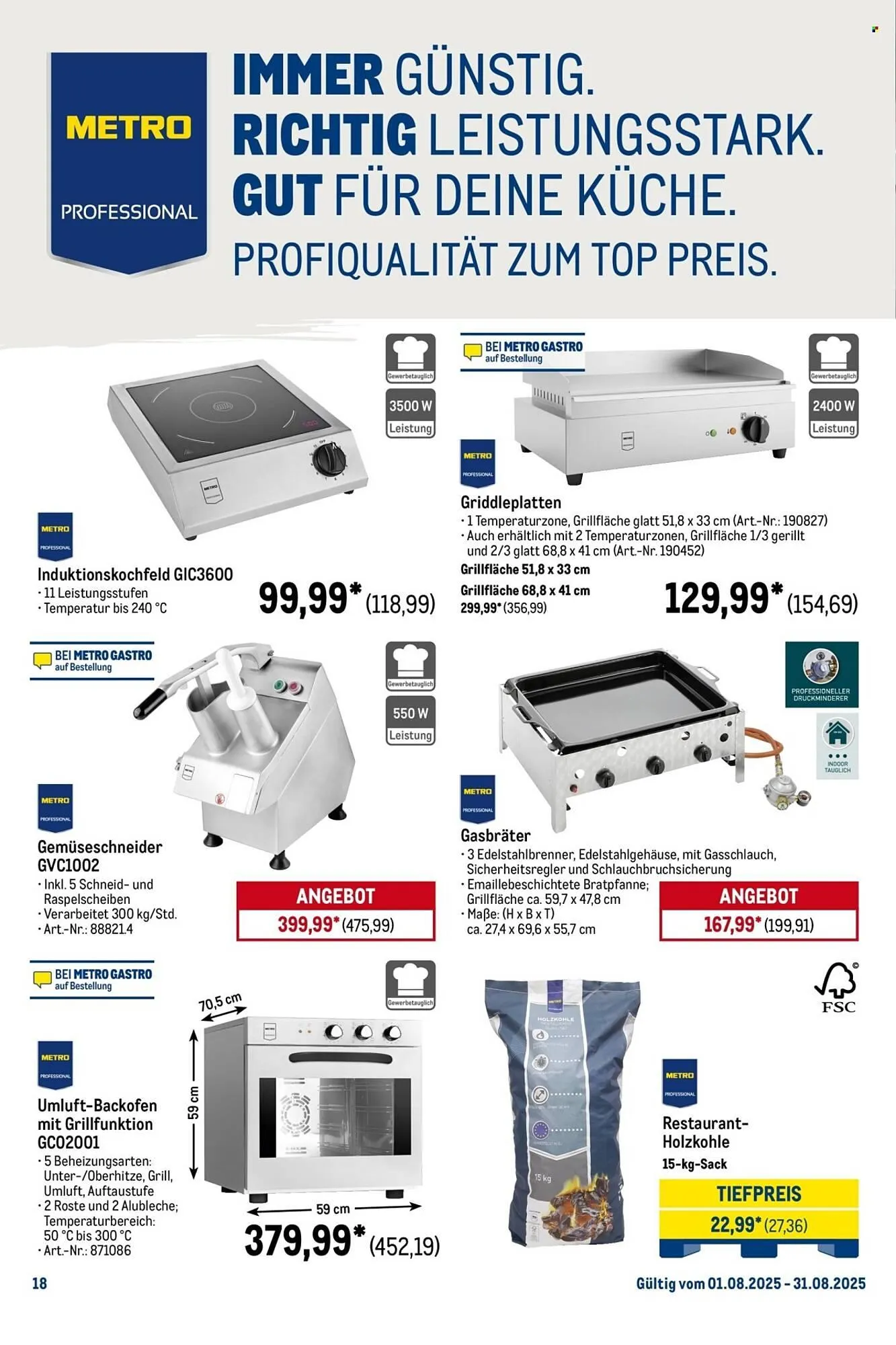METRO Prospekt von 1. August bis 31. August 2025 - Prospekt seite 18
