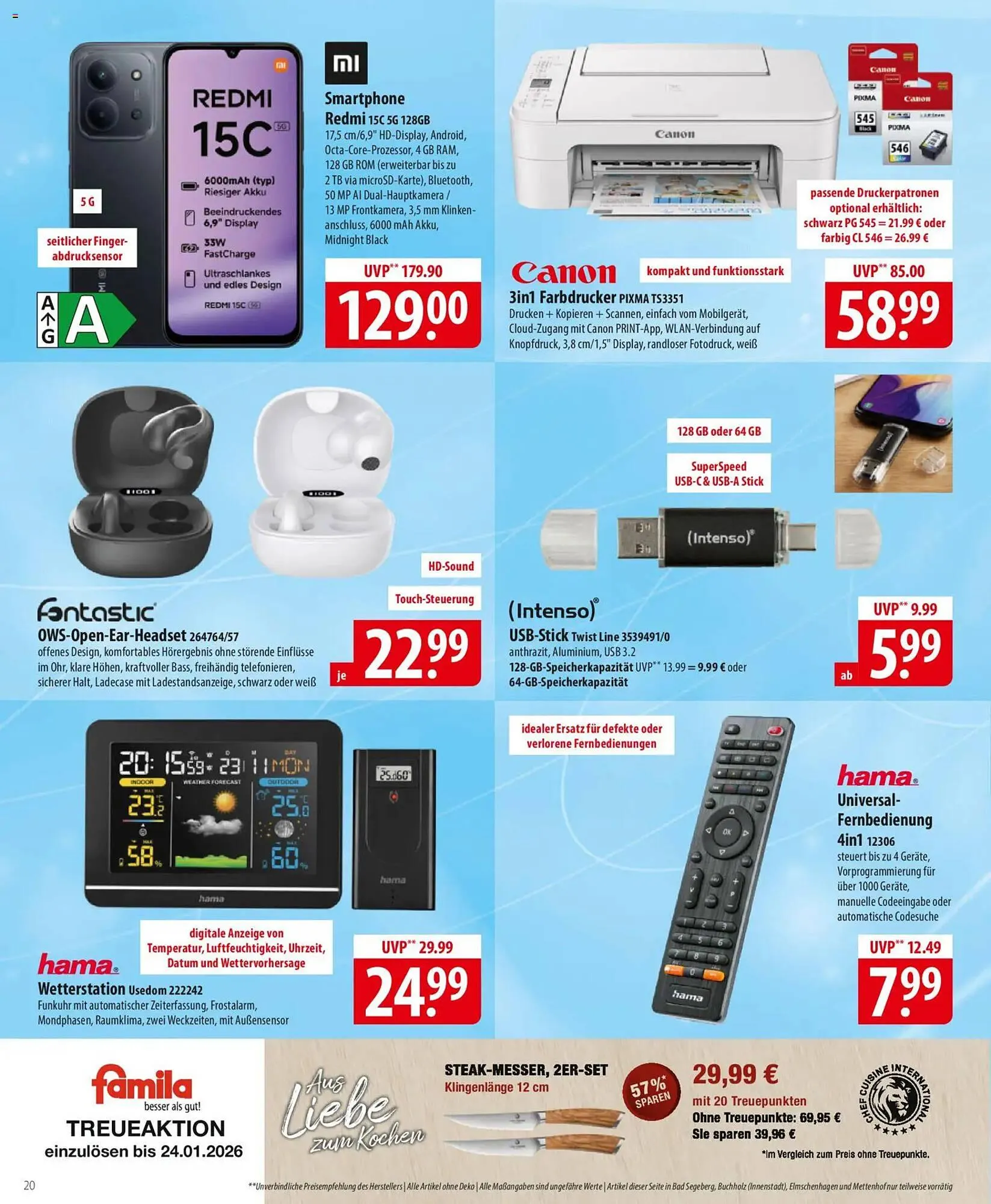 Famila Nord Ost Prospekt von 12. Januar bis 17. Januar 2026 - Prospekt seite 20