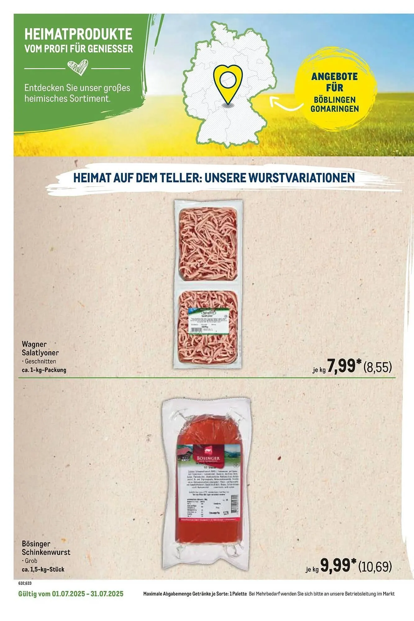 METRO Prospekt von 1. Juli bis 31. Juli 2025 - Prospekt seite 126