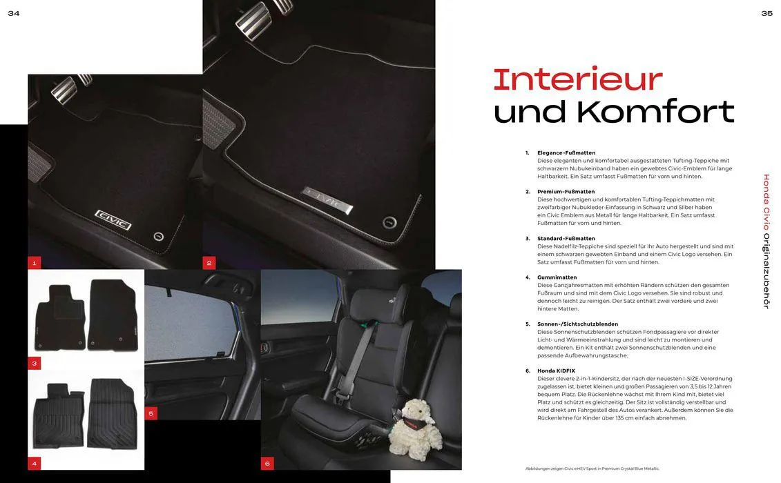 Honda CIVIC ZUBEHÖRBROSCHÜRE von 9. April bis 9. April 2025 - Prospekt seite 18