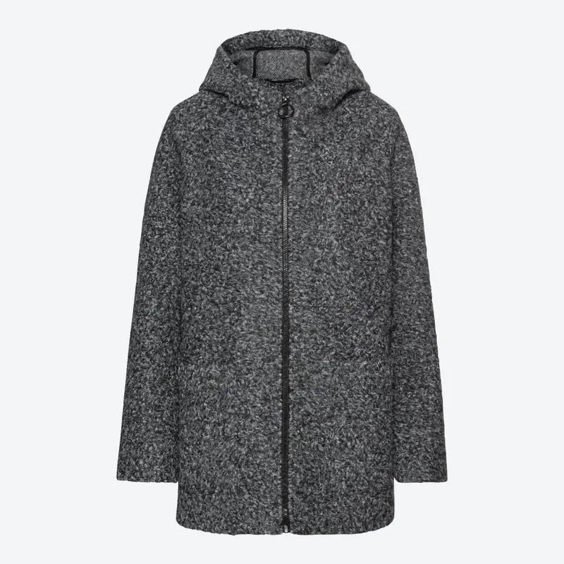 Damen-Fleecejacke mit Kapuze