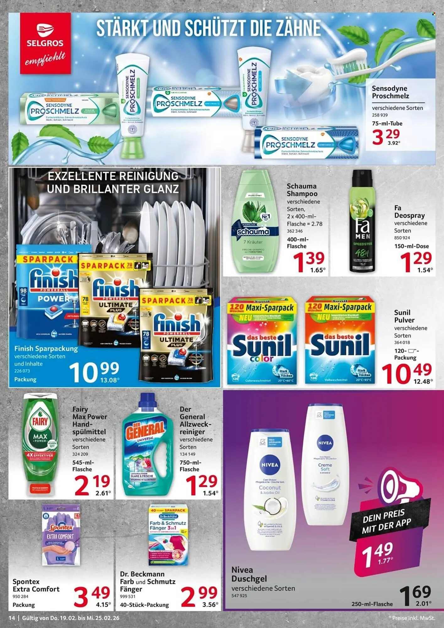 Selgros Prospekt von 19. Februar bis 25. Februar 2026 - Prospekt seite 14