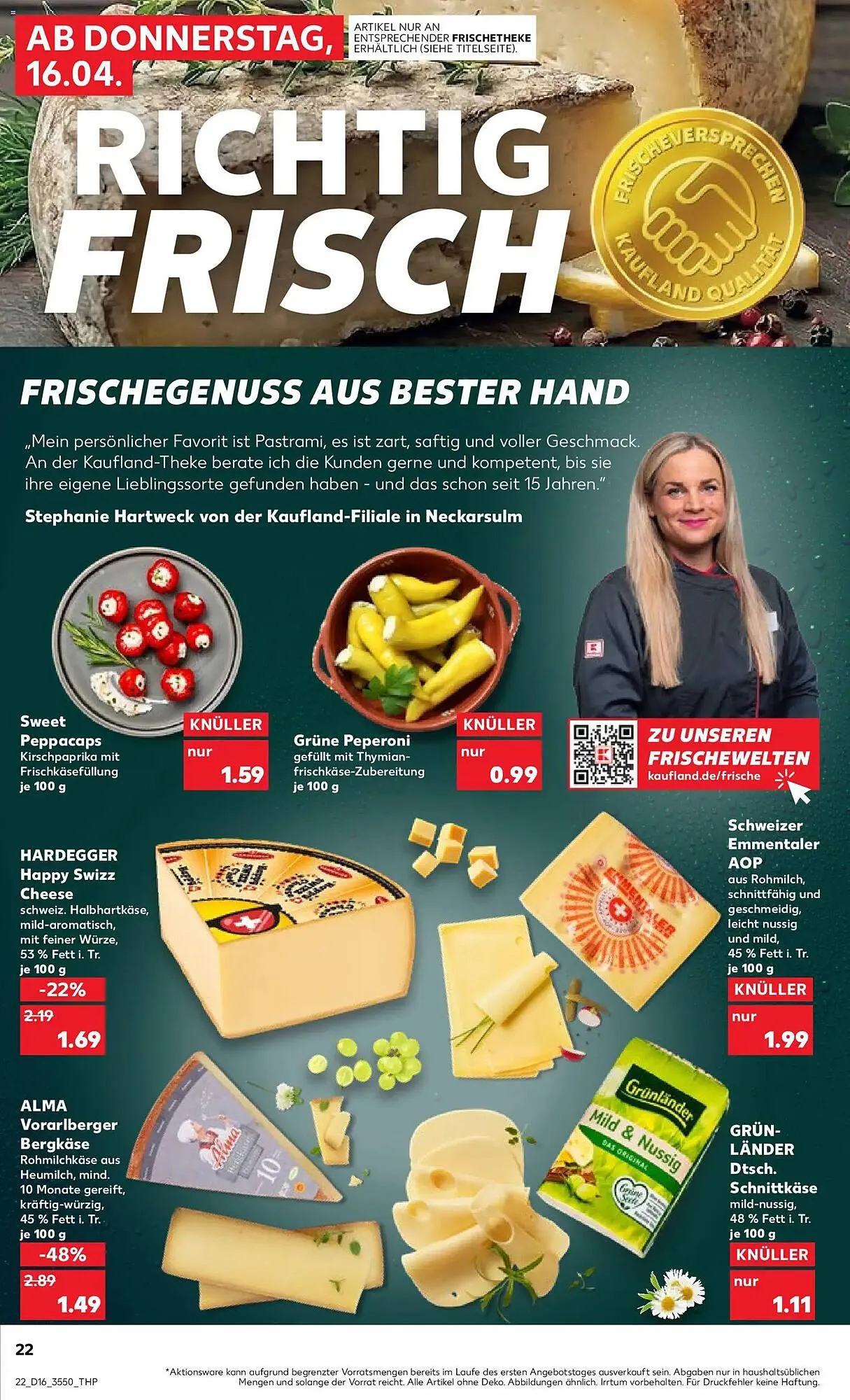 Kaufland Prospekt von 16. April bis 22. April 2026 - Prospekt seite 22