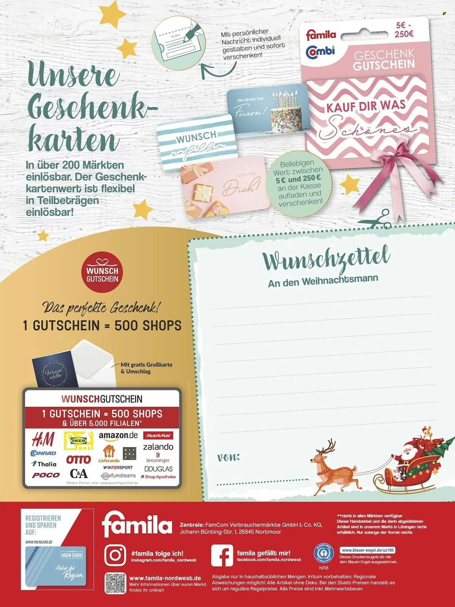Famila Nord Ost Prospekt von 13. Oktober bis 31. Dezember 2025 - Prospekt seite 44