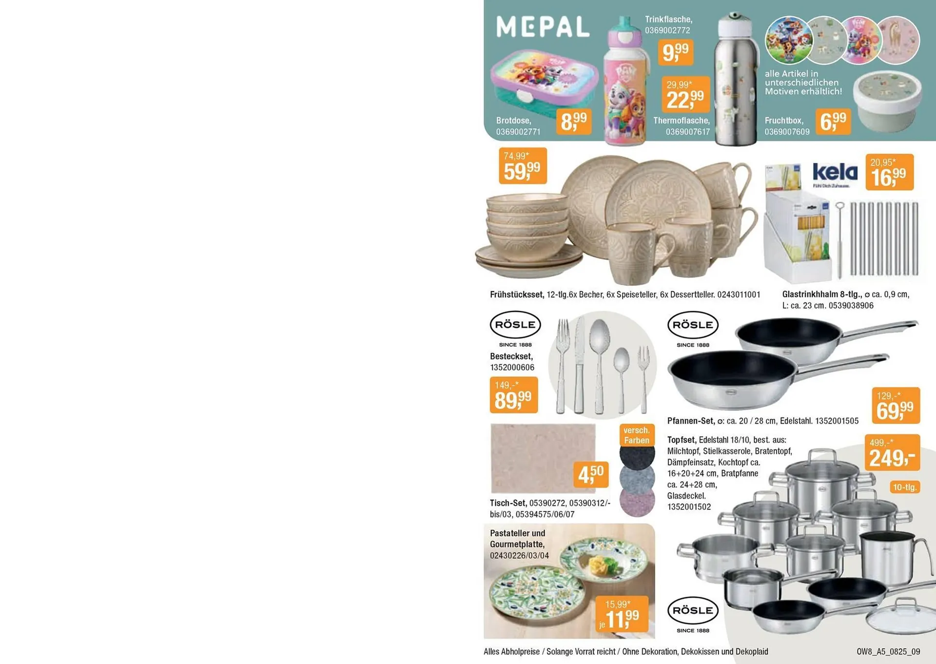 Opti Wohnwelt Prospekt von 25. Juli bis 23. August 2025 - Prospekt seite 9