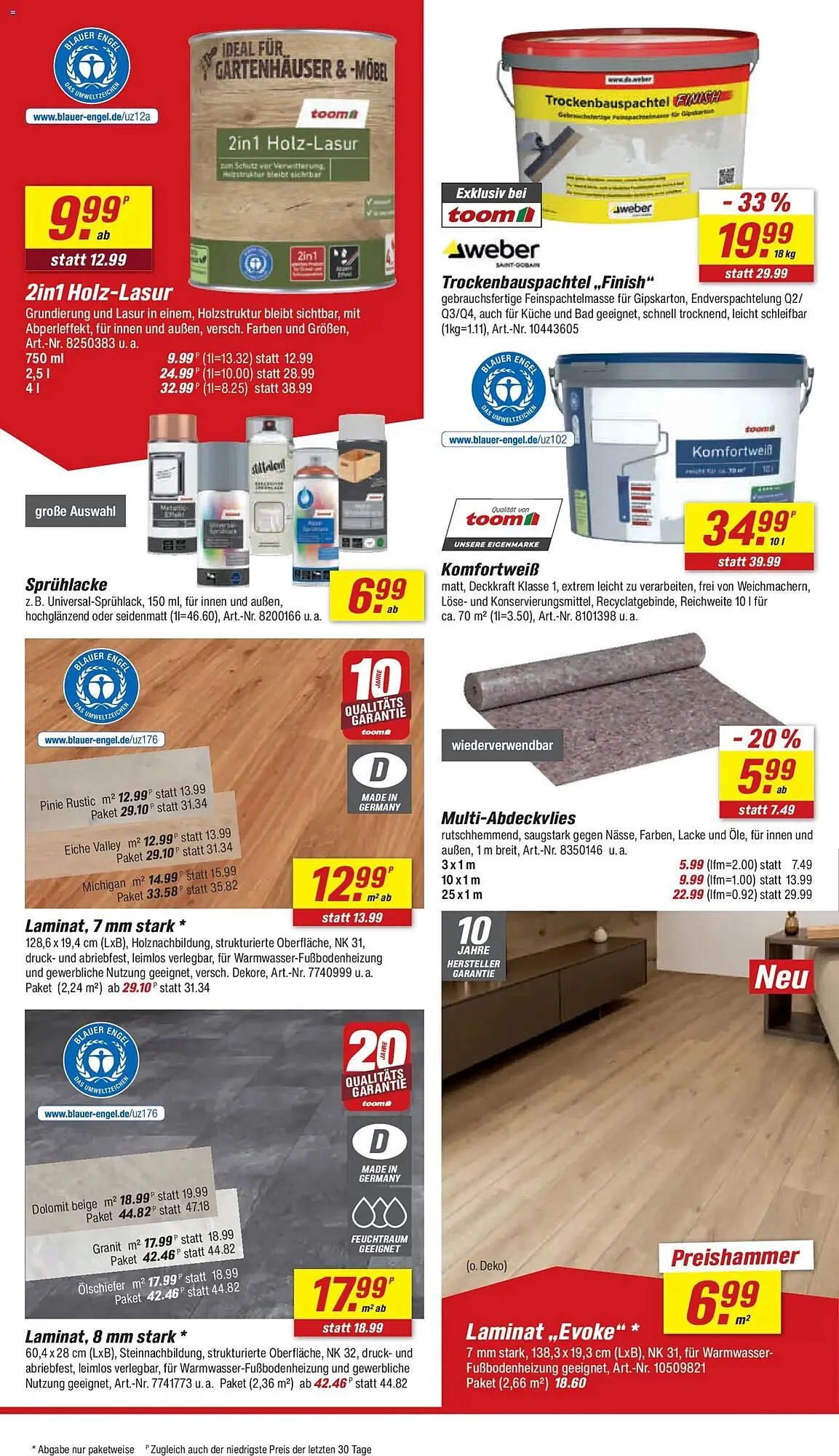 Toom Baumarkt Prospekt von 18. April bis 24. April 2026 - Prospekt seite 24
