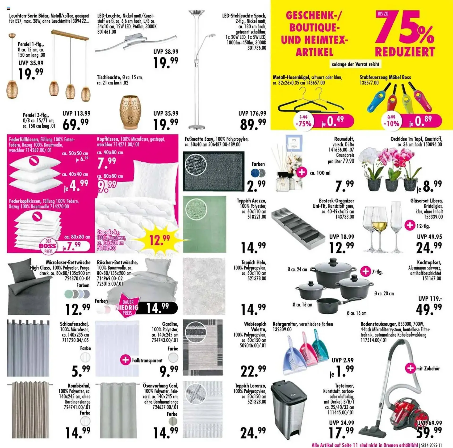 Möbel Boss Prospekt von 31. März bis 6. April 2025 - Prospekt seite 11