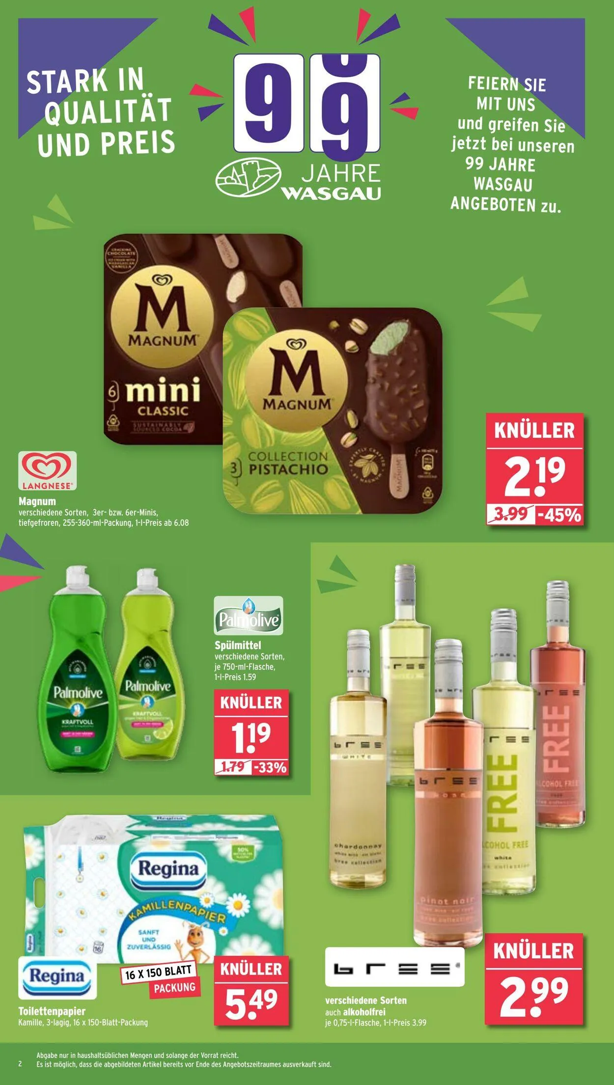WASGAU Aktueller Prospekt von 21. September bis 5. Oktober 2025 - Prospekt seite 2