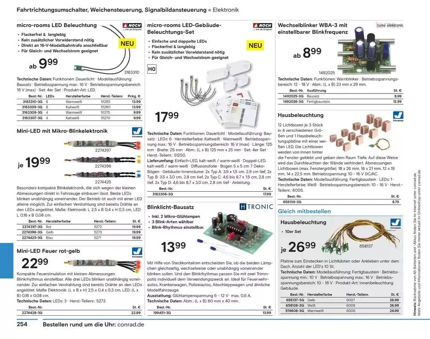 Modellbahn Katalog von 29. Oktober bis 31. Dezember 2025 - Prospekt seite 256