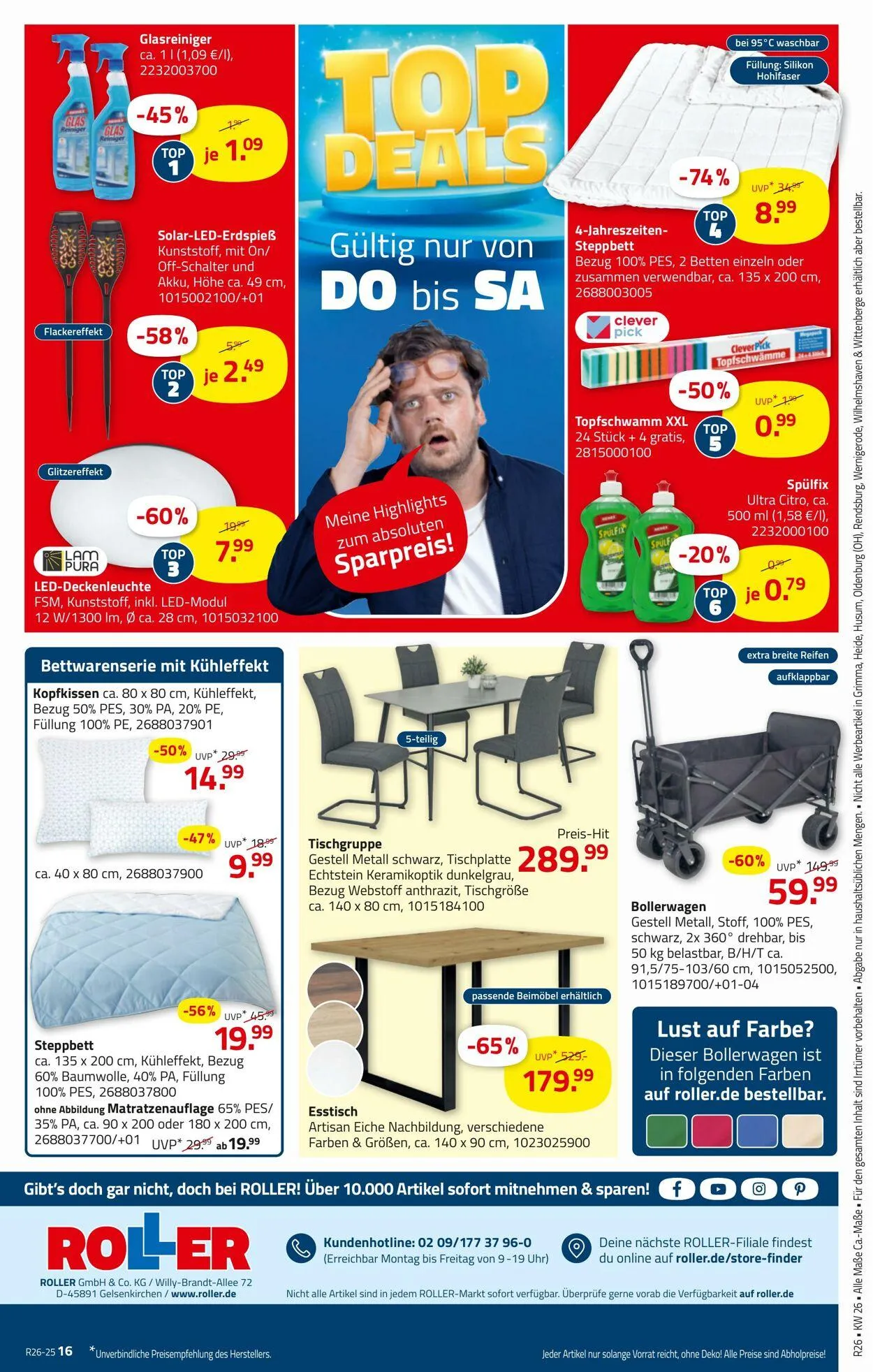 Roller Aktueller Prospekt von 22. Juni bis 28. Juni 2025 - Prospekt seite 9