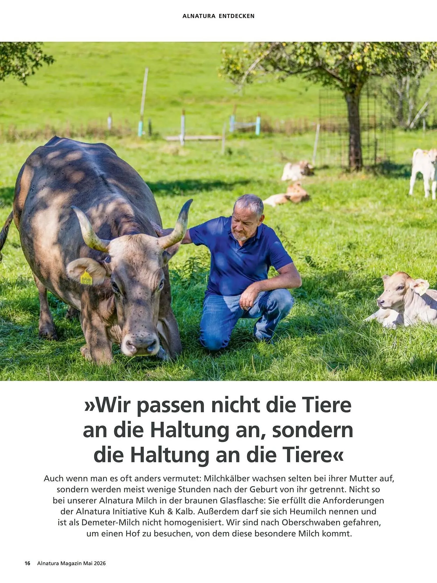 Alnatura Magazin von 1. Mai bis 1. Juni 2026 - Prospekt seite 16