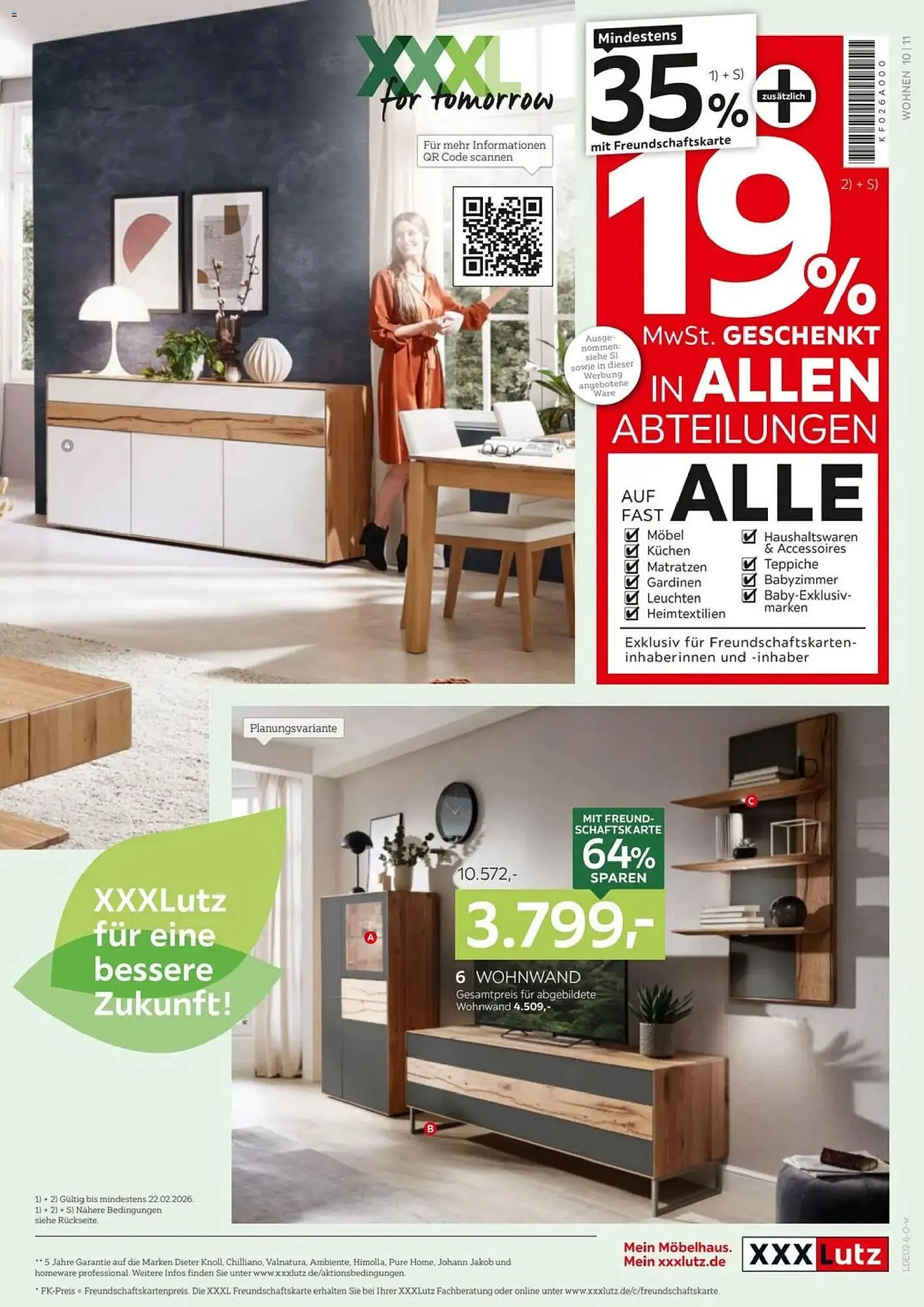 XXXLutz Prospekt von 8. Februar bis 22. Februar 2026 - Prospekt seite 11