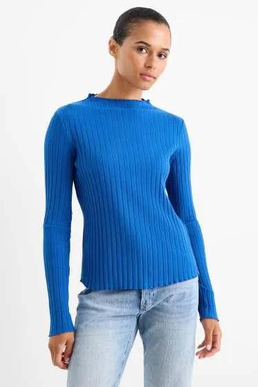 Long sleeve top - ribbed