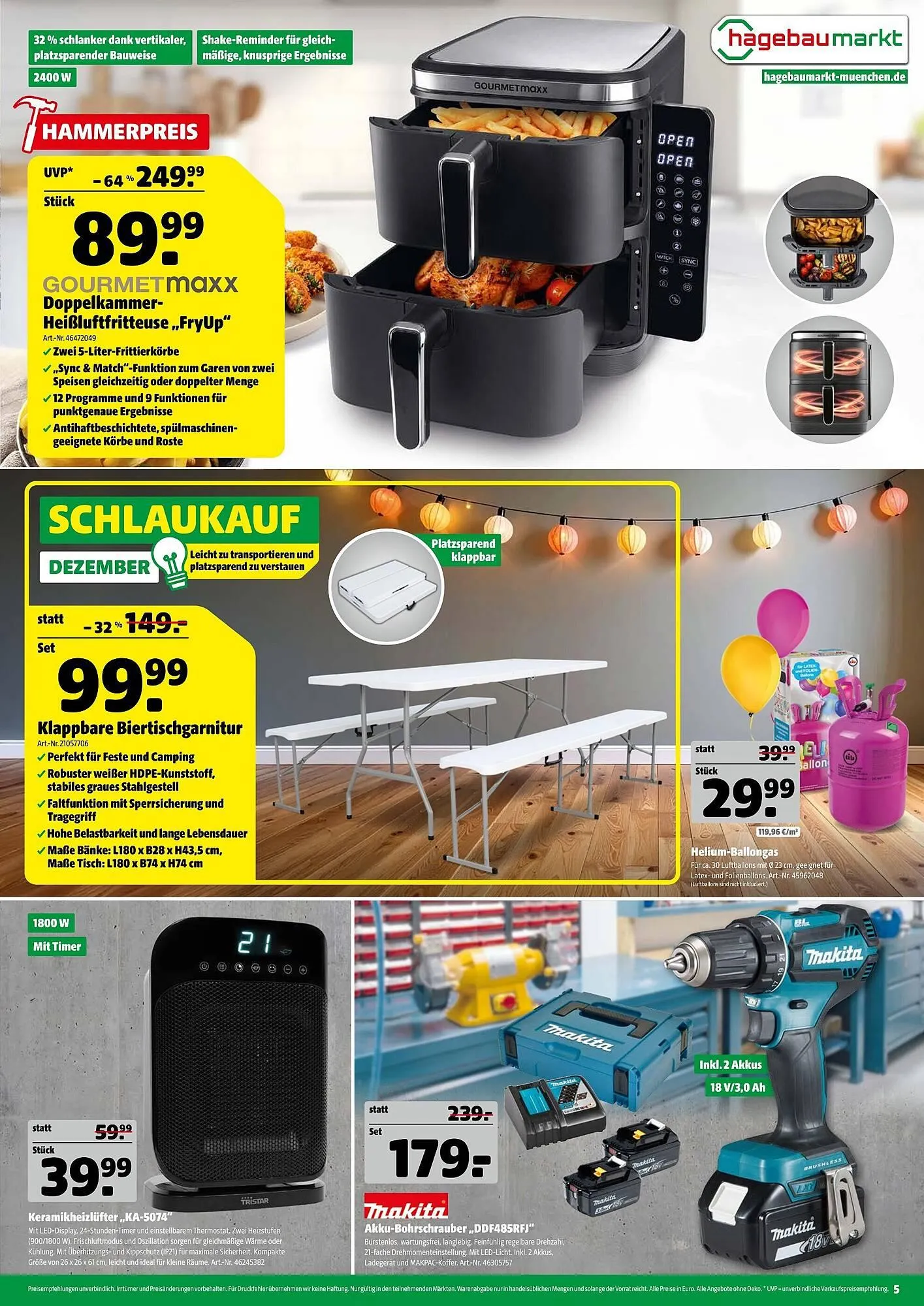 Hagebau Prospekt von 6. Dezember bis 13. Dezember 2025 - Prospekt seite 5