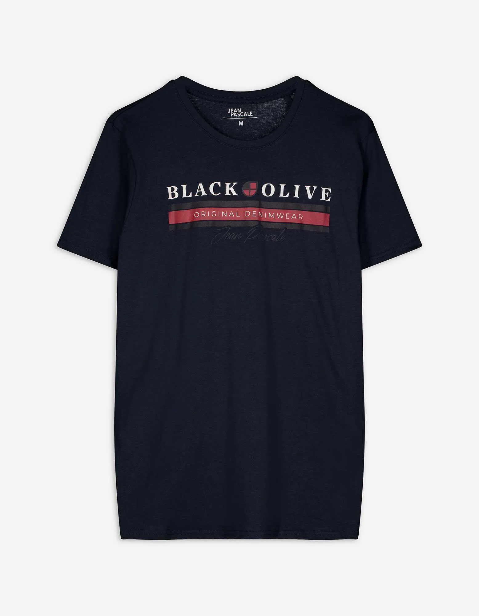 T-Shirt - Frontprint - dunkelblau