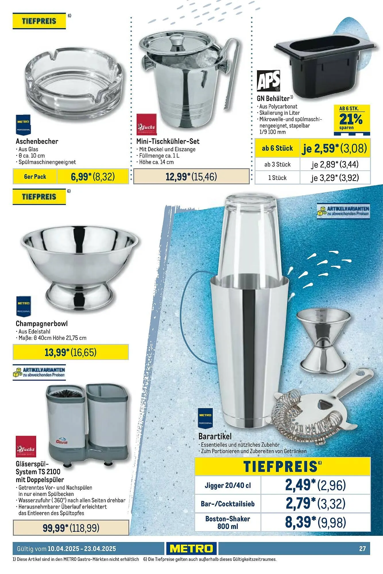 METRO Prospekt von 10. April bis 23. April 2025 - Prospekt seite 27