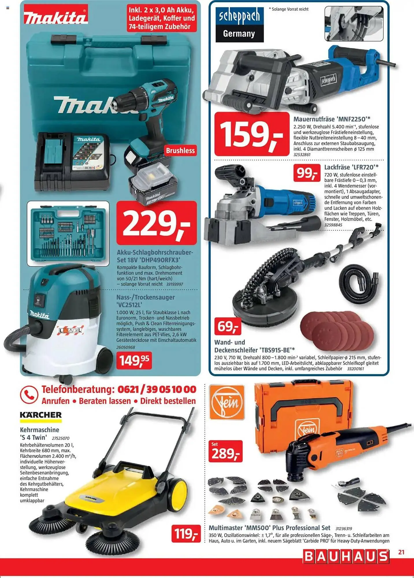 Bauhaus Prospekt von 4. Oktober bis 1. November 2025 - Prospekt seite 21