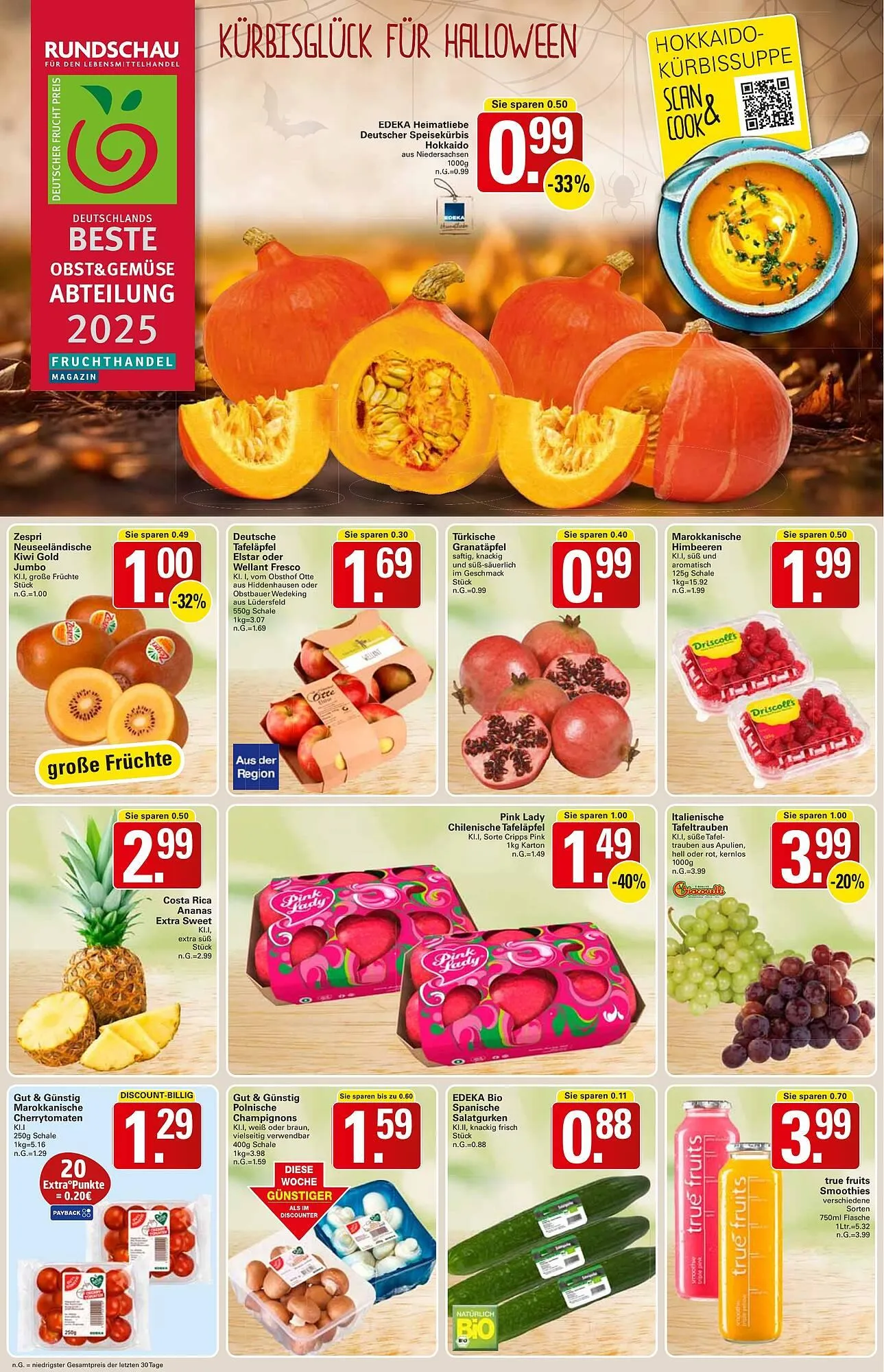 WEZ Prospekt von 27. Oktober bis 1. November 2025 - Prospekt seite 2