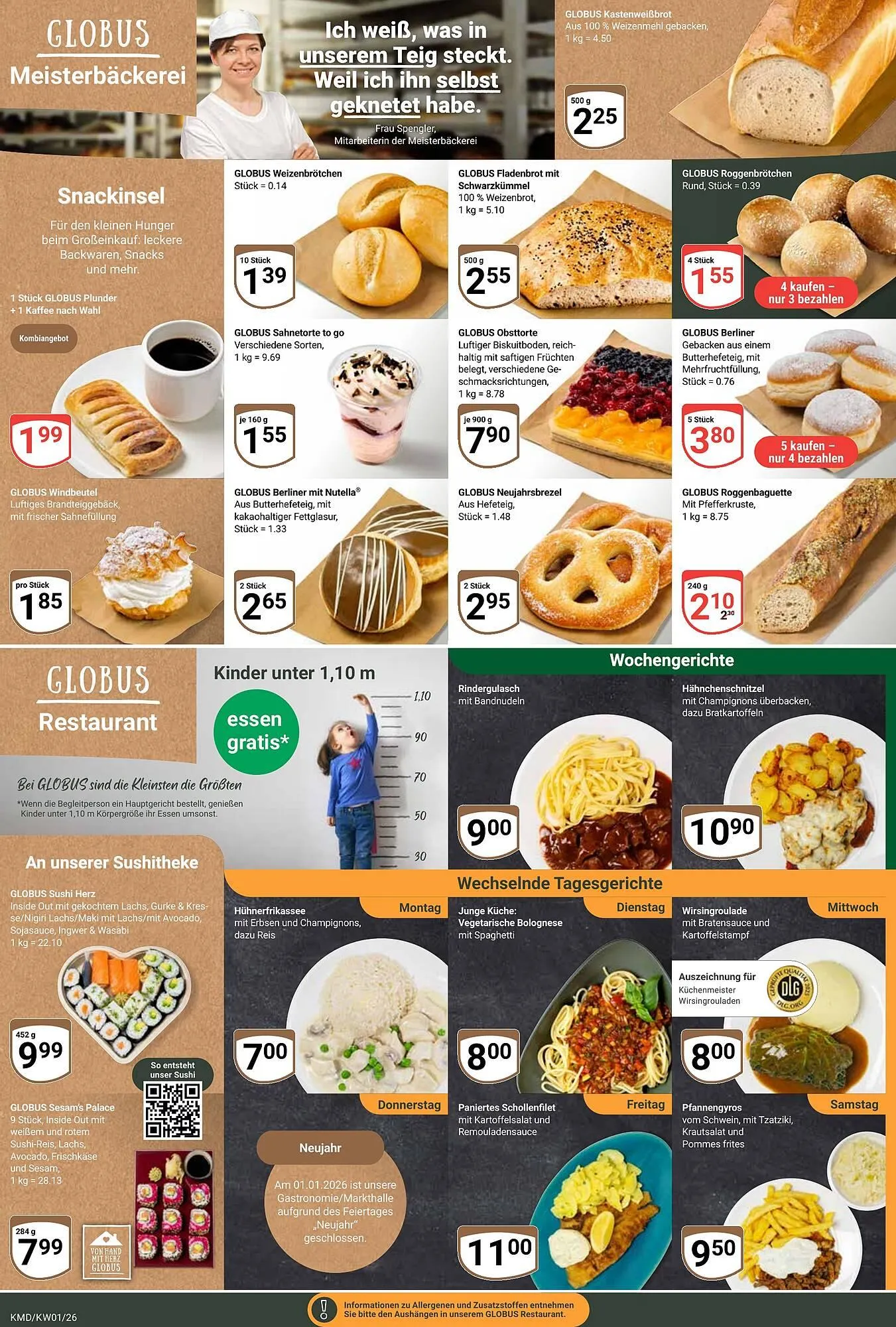 Globus Prospekt von 29. Dezember bis 3. Januar 2026 - Prospekt seite 11
