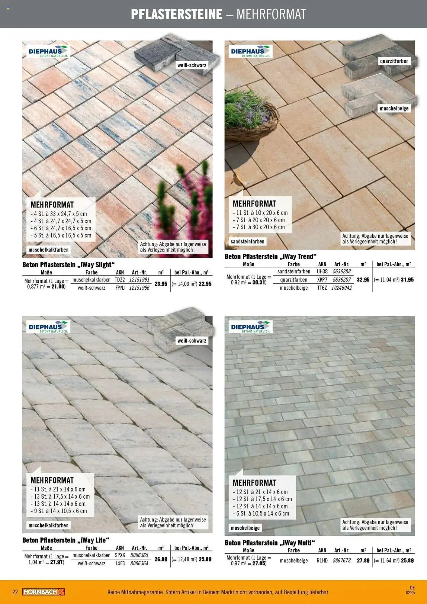 Hornbach Prospekt von 28. Februar bis 29. März 2025 - Prospekt seite 22