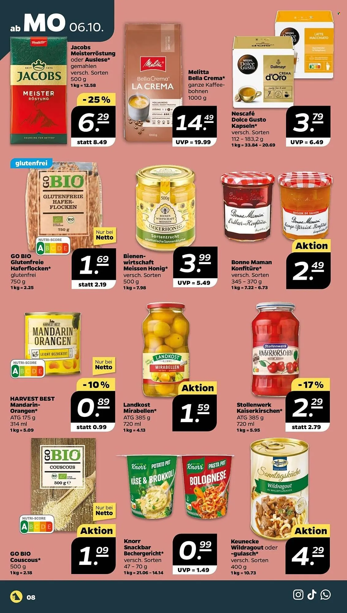 NETTO Prospekt von 6. Oktober bis 11. Oktober 2025 - Prospekt seite 8