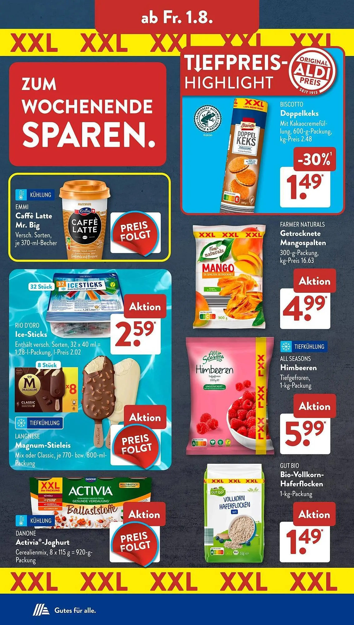 Aldi Süd Prospekt von 28. Juli bis 3. August 2025 - Prospekt seite 16