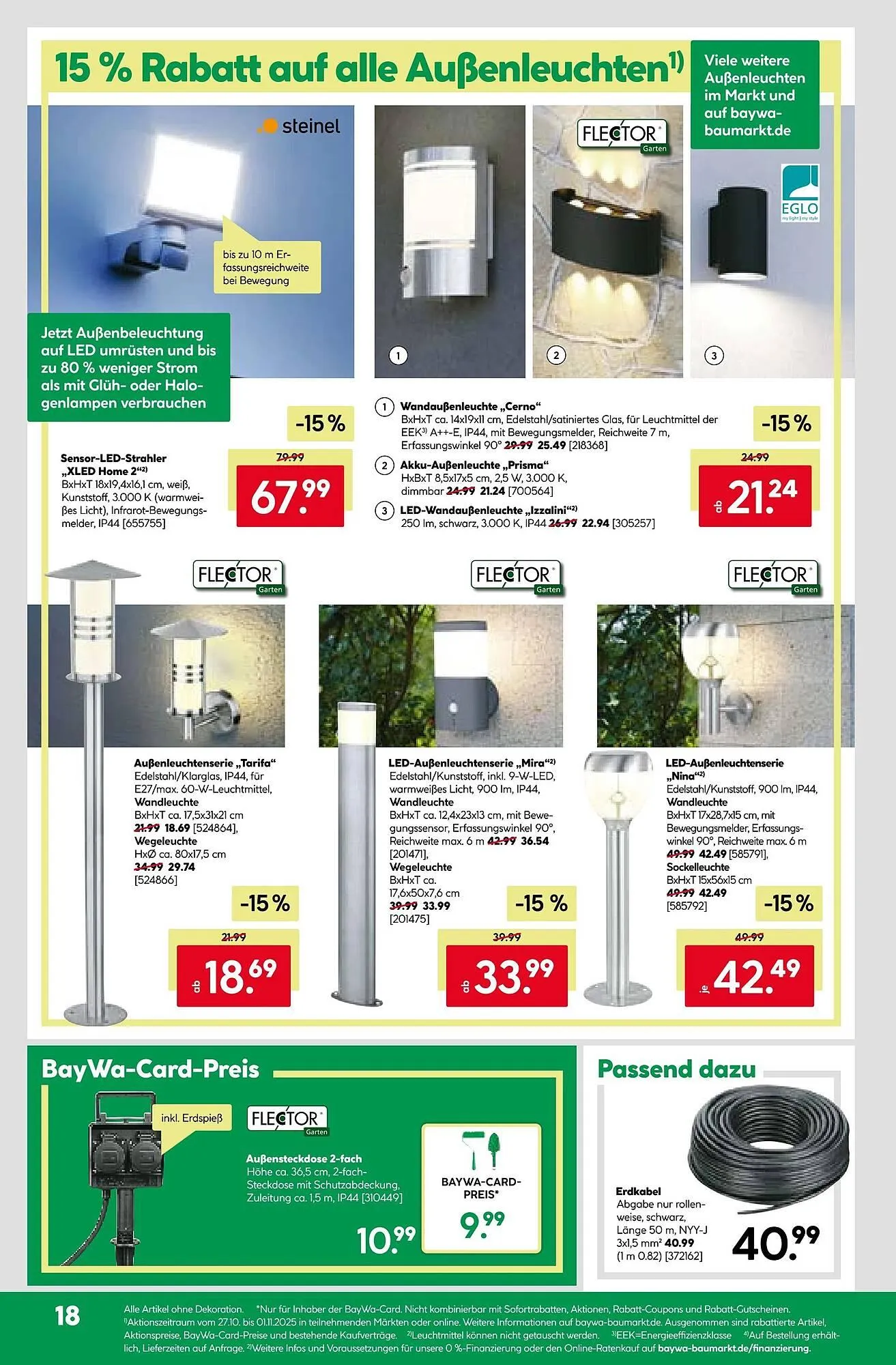 BayWa Prospekt von 27. Oktober bis 2. November 2025 - Prospekt seite 18