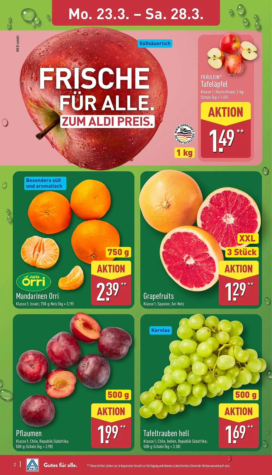 Aldi Nord Prospekt von 23. März bis 28. März 2026 - Prospekt seite 6