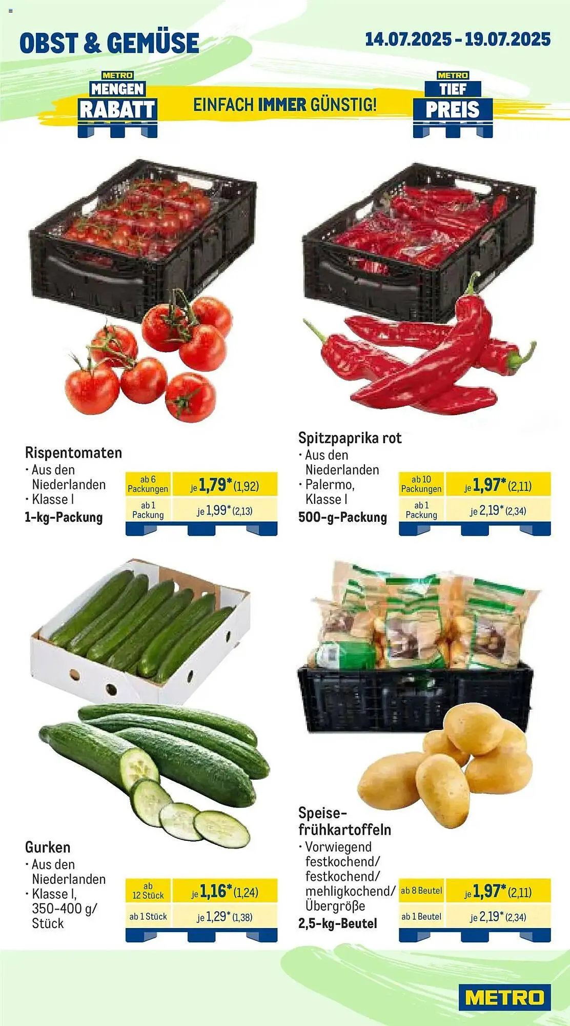 METRO Prospekt von 14. Juli bis 19. Juli 2025 - Prospekt seite 9