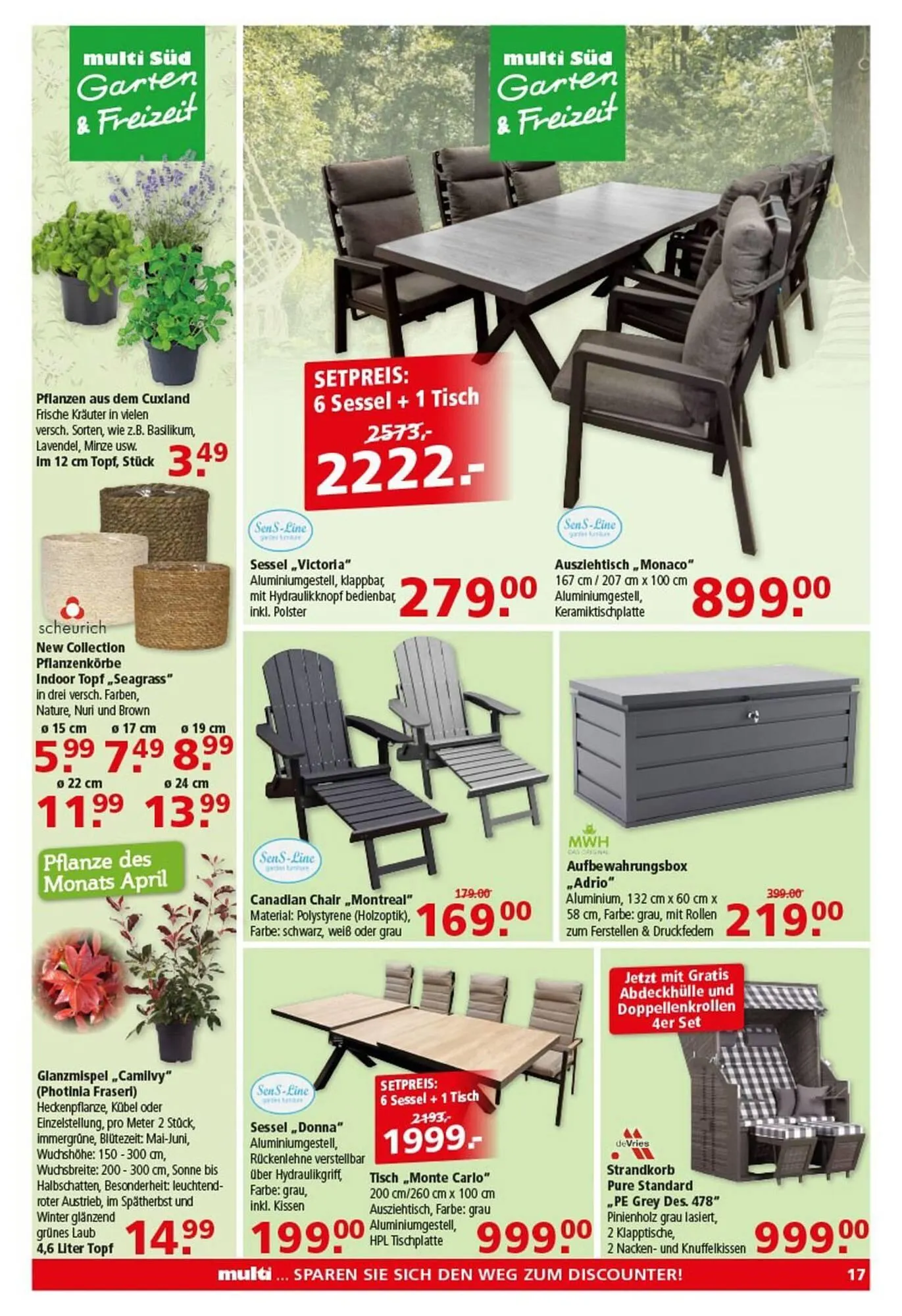 Multi Markt Prospekt von 23. April bis 26. April 2025 - Prospekt seite 17