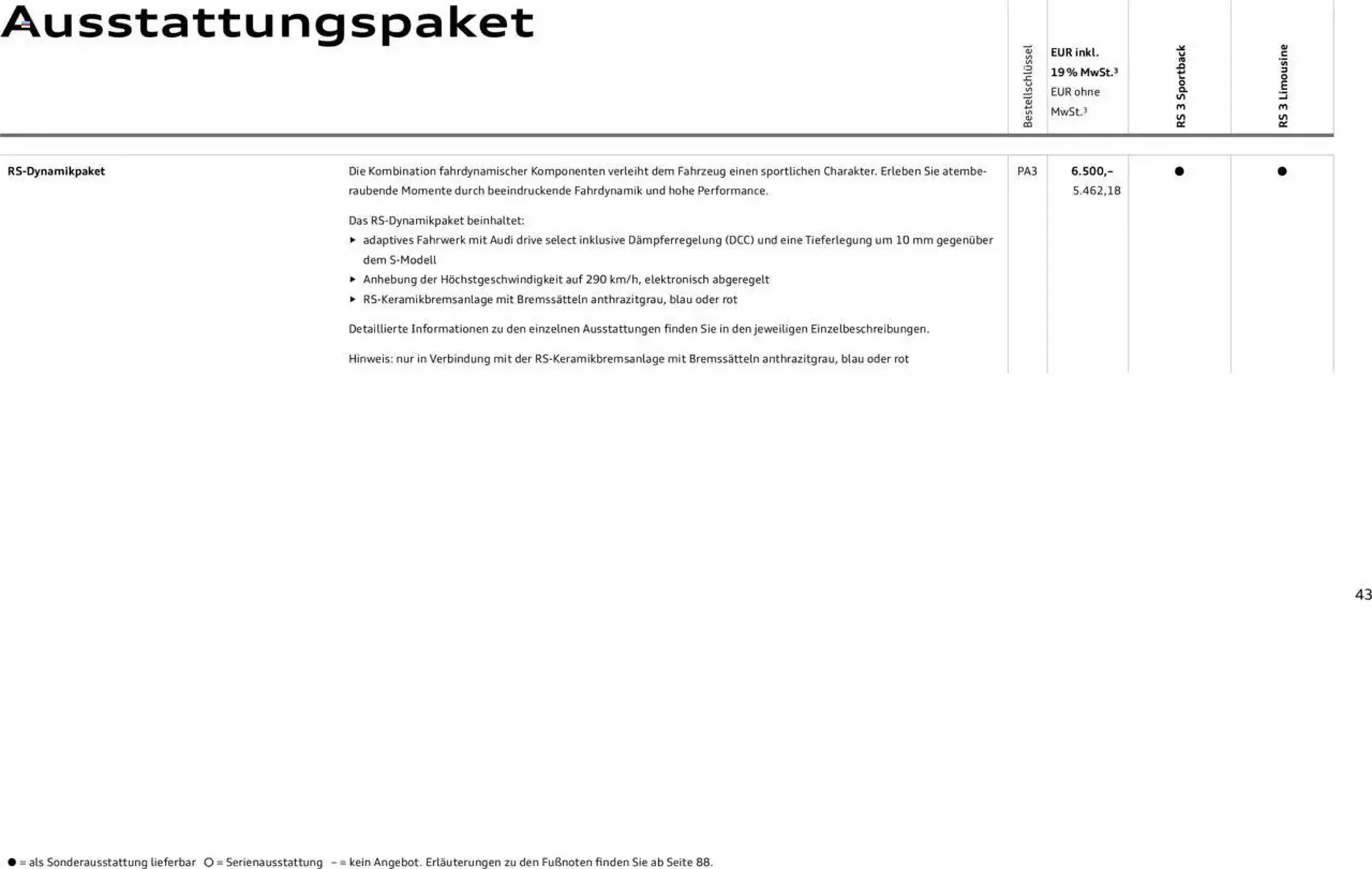Audi Prospekt von 29. Januar bis 9. Januar 2026 - Prospekt seite 43