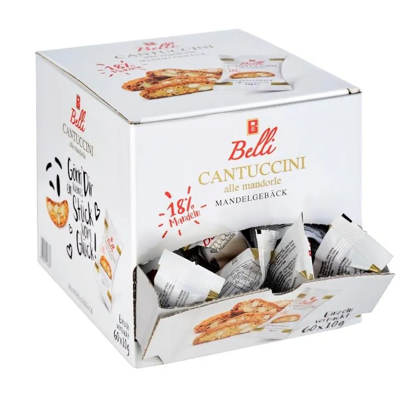 Belli Cantuccini Mandelgebäck 60 Portionen x 10g (600 g)