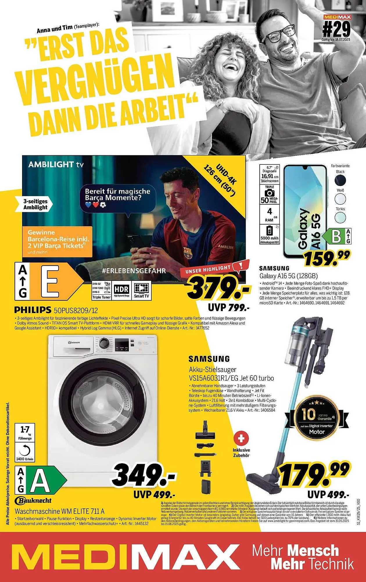 MEDIMAX Prospekt von 12. Juli bis 18. Juli 2025 - Prospekt seite 1