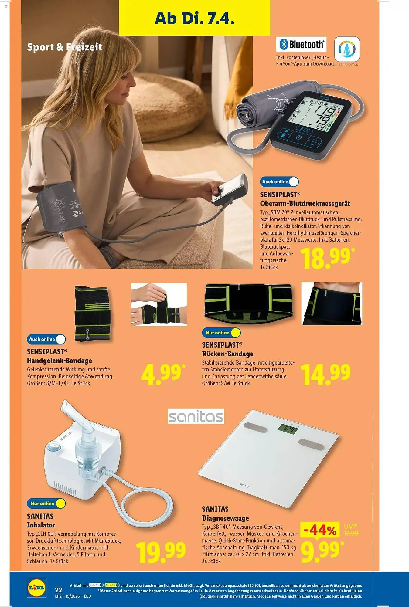 Lidl Prospekt von 7. April bis 11. April 2026 - Prospekt seite 22
