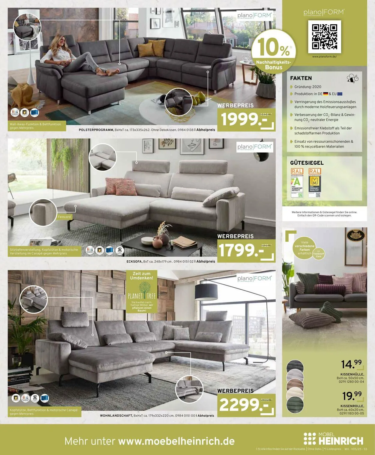 Möbel Heinrich Aktueller Prospekt von 23. April bis 25. Mai 2025 - Prospekt seite 5
