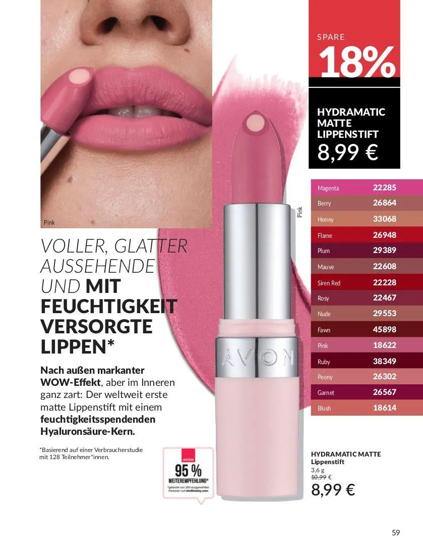 Avon Aktueller Prospekt von 4. Juni bis 18. Juni 2025 - Prospekt seite 59