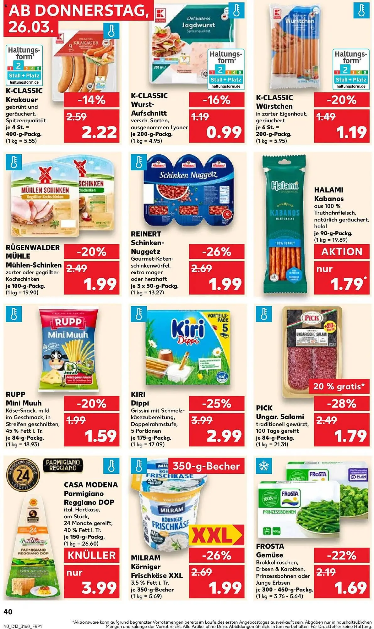 Kaufland Prospekt von 26. März bis 1. April 2026 - Prospekt seite 40