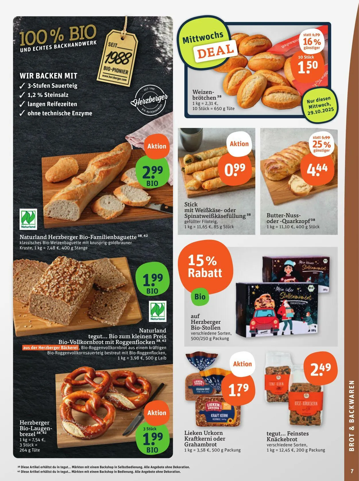 Tegut Aktueller Prospekt von 20. Oktober bis 26. Oktober 2025 - Prospekt seite 9