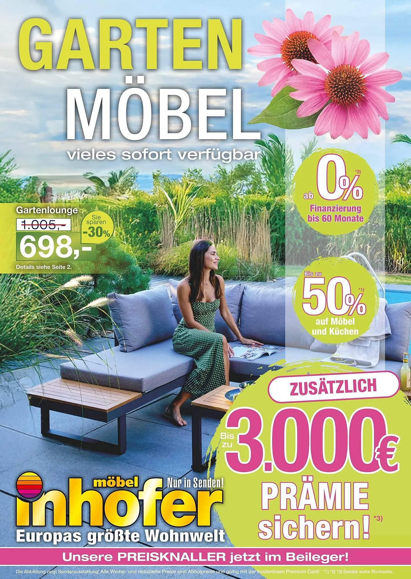 Möbel Inhofer Prospekt von 25. März bis 12. April 2025 - Prospekt seite 1