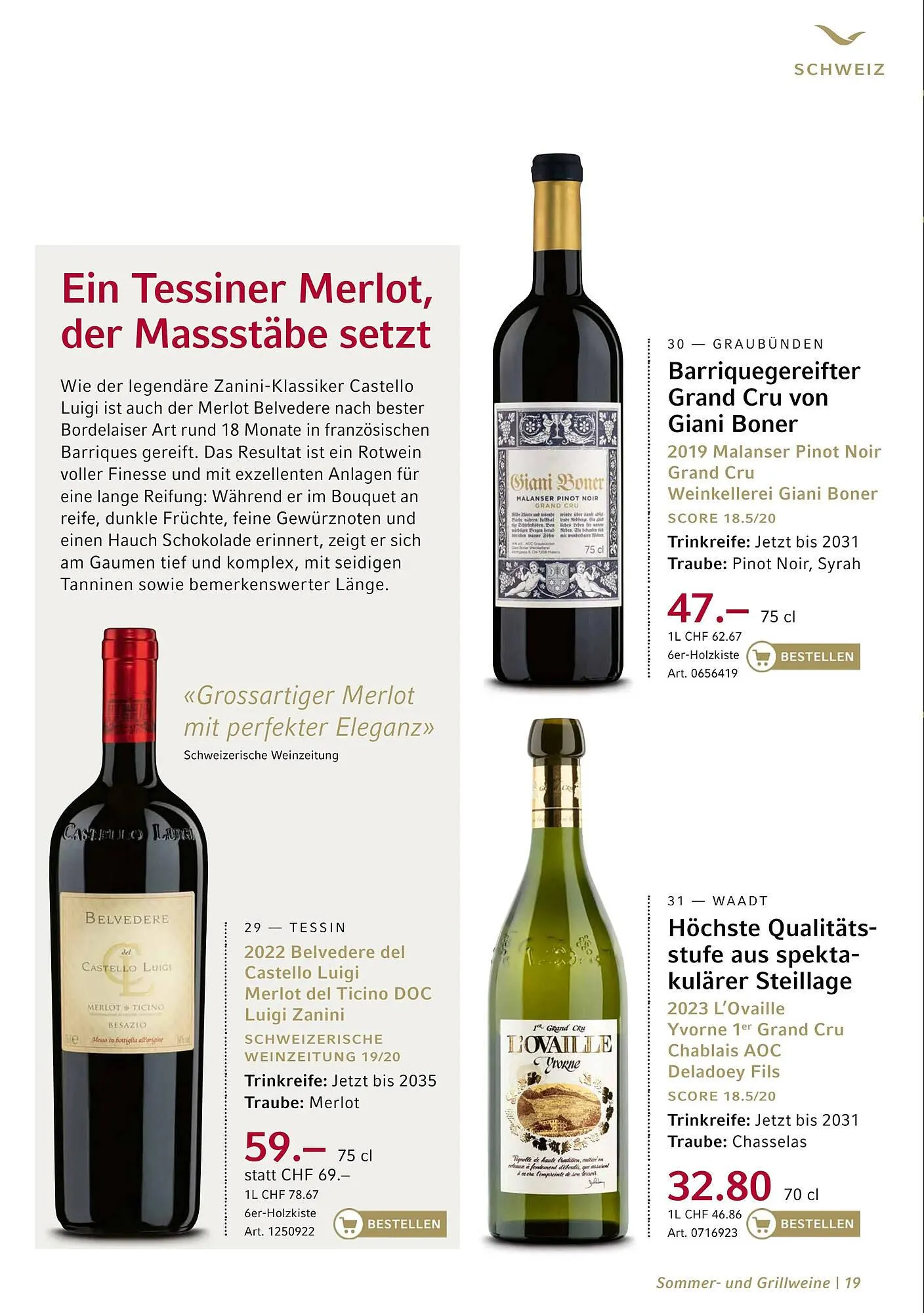 Mövenpick Wein Prospekt von 14. Mai bis 24. Mai 2025 - Prospekt seite 19