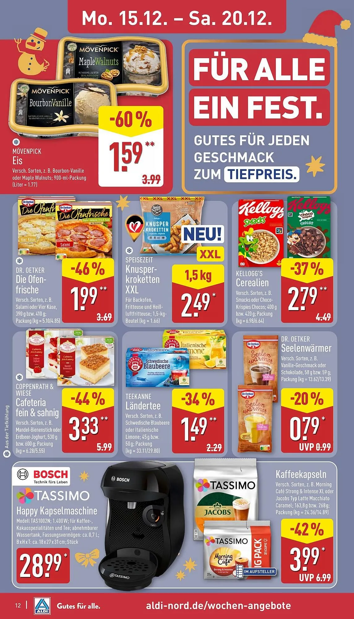 Aldi Nord Prospekt von 15. Dezember bis 20. Dezember 2025 - Prospekt seite 13