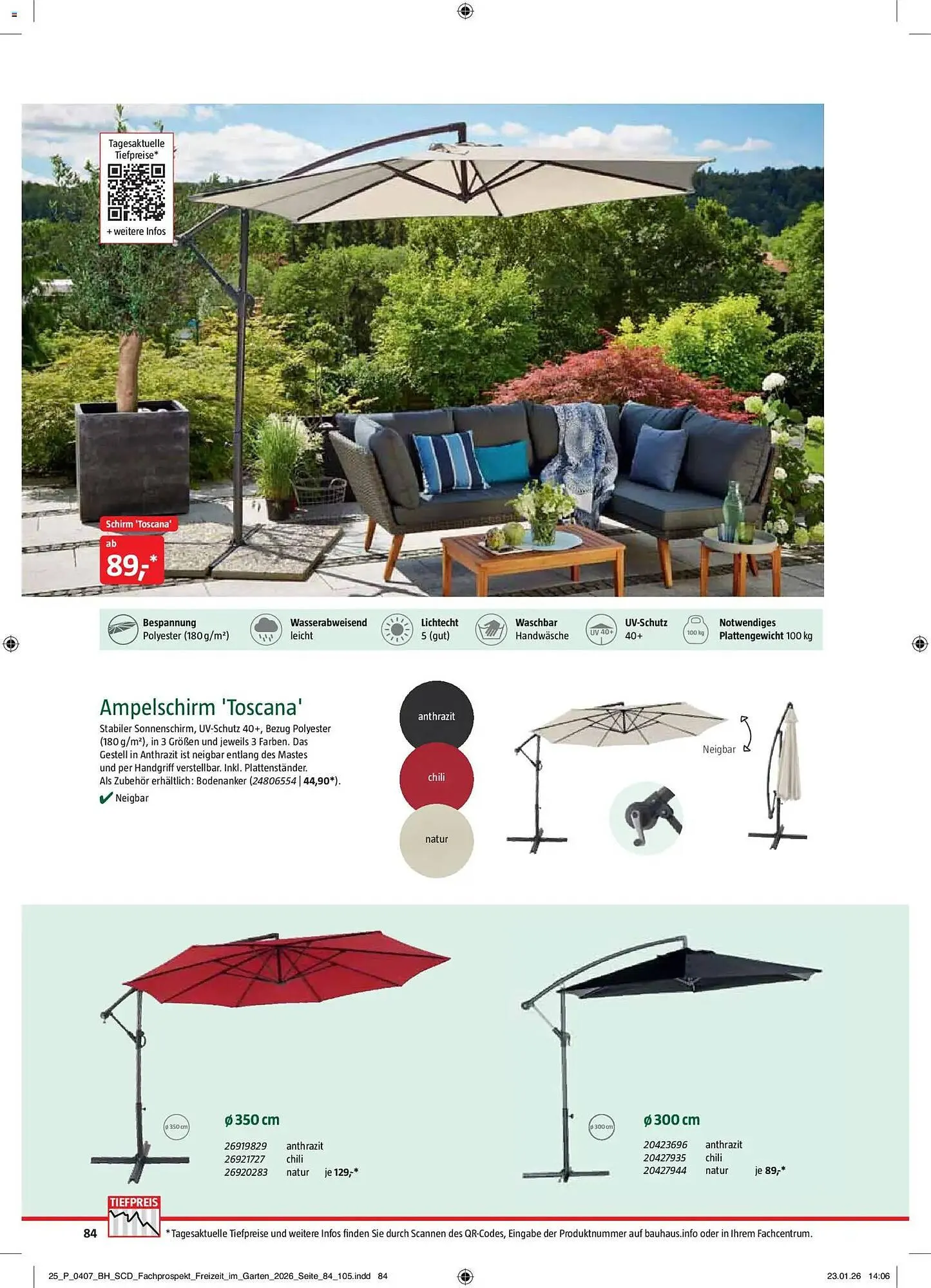 Bauhaus Prospekt von 2. März bis 30. Juni 2026 - Prospekt seite 84