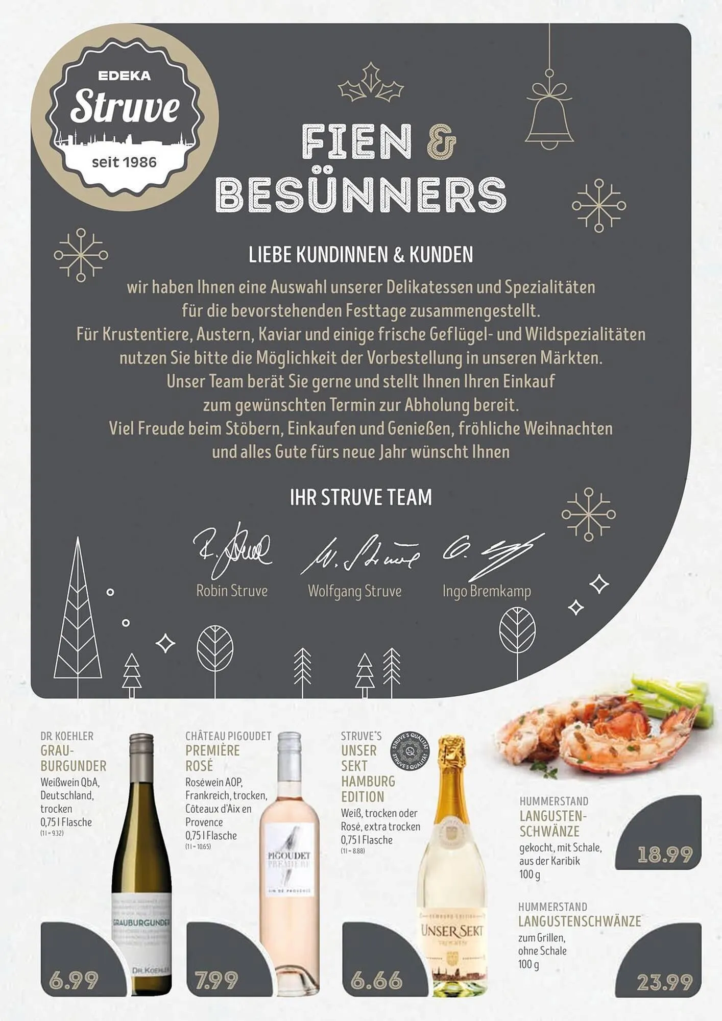 Edeka Struve Prospekt von 8. Dezember bis 24. Dezember 2025 - Prospekt seite 2
