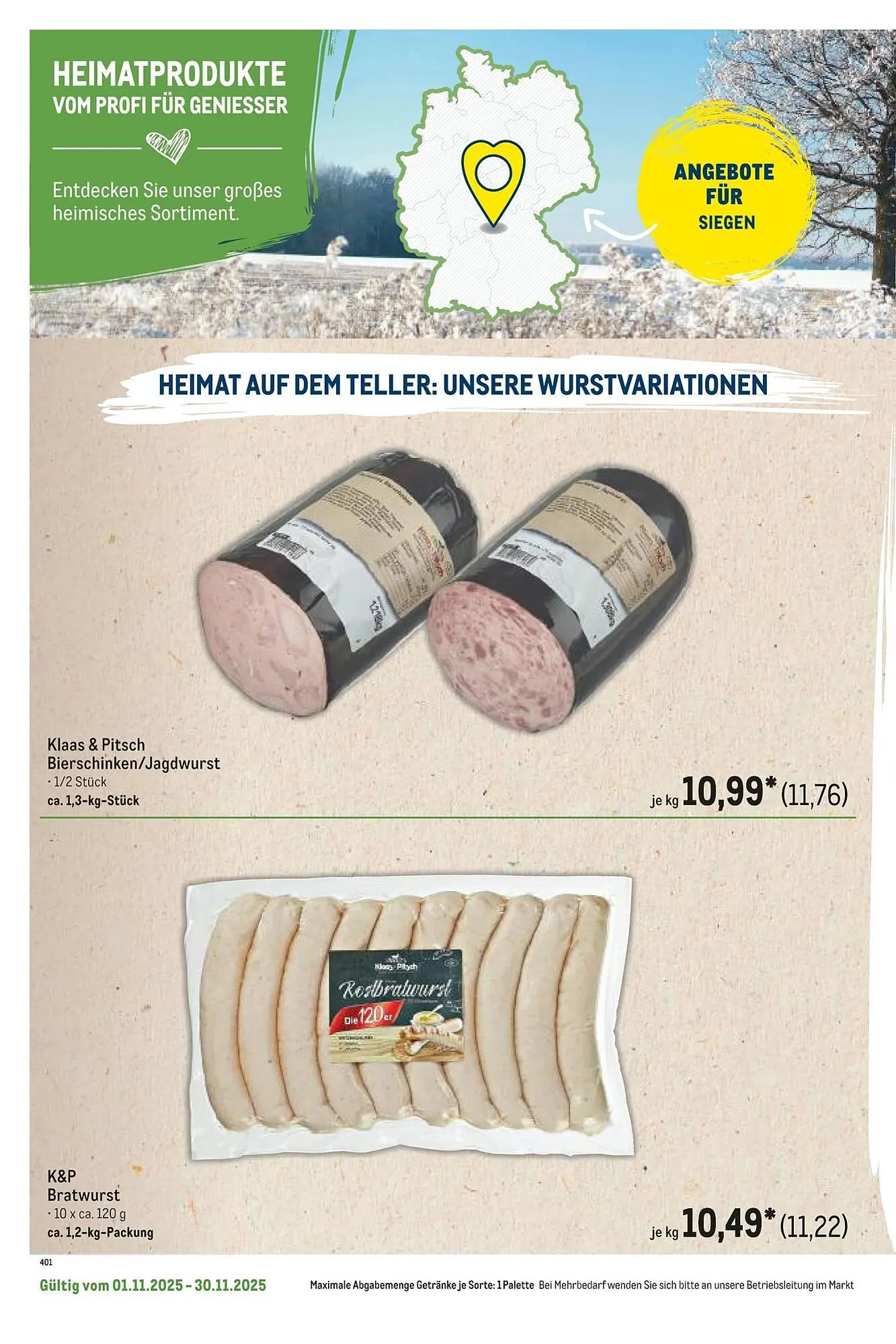 METRO Prospekt von 1. November bis 1. Dezember 2025 - Prospekt seite 8