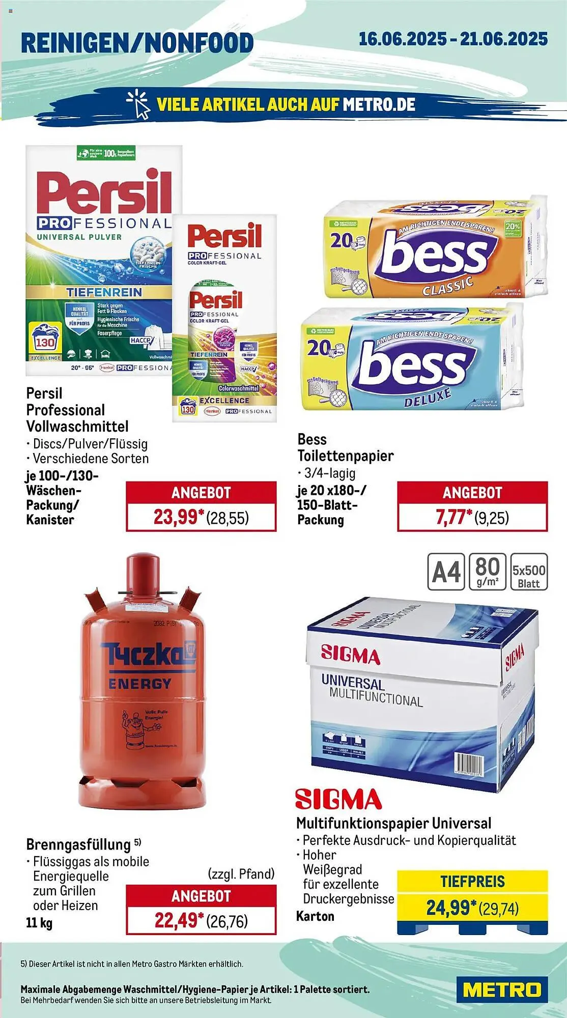 METRO Prospekt von 16. Juni bis 21. Juni 2025 - Prospekt seite 15