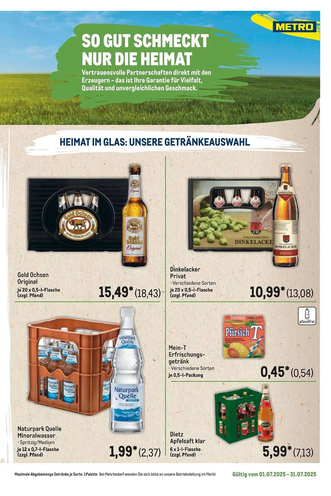 METRO Prospekt von 1. Juli bis 31. Juli 2025 - Prospekt seite 125