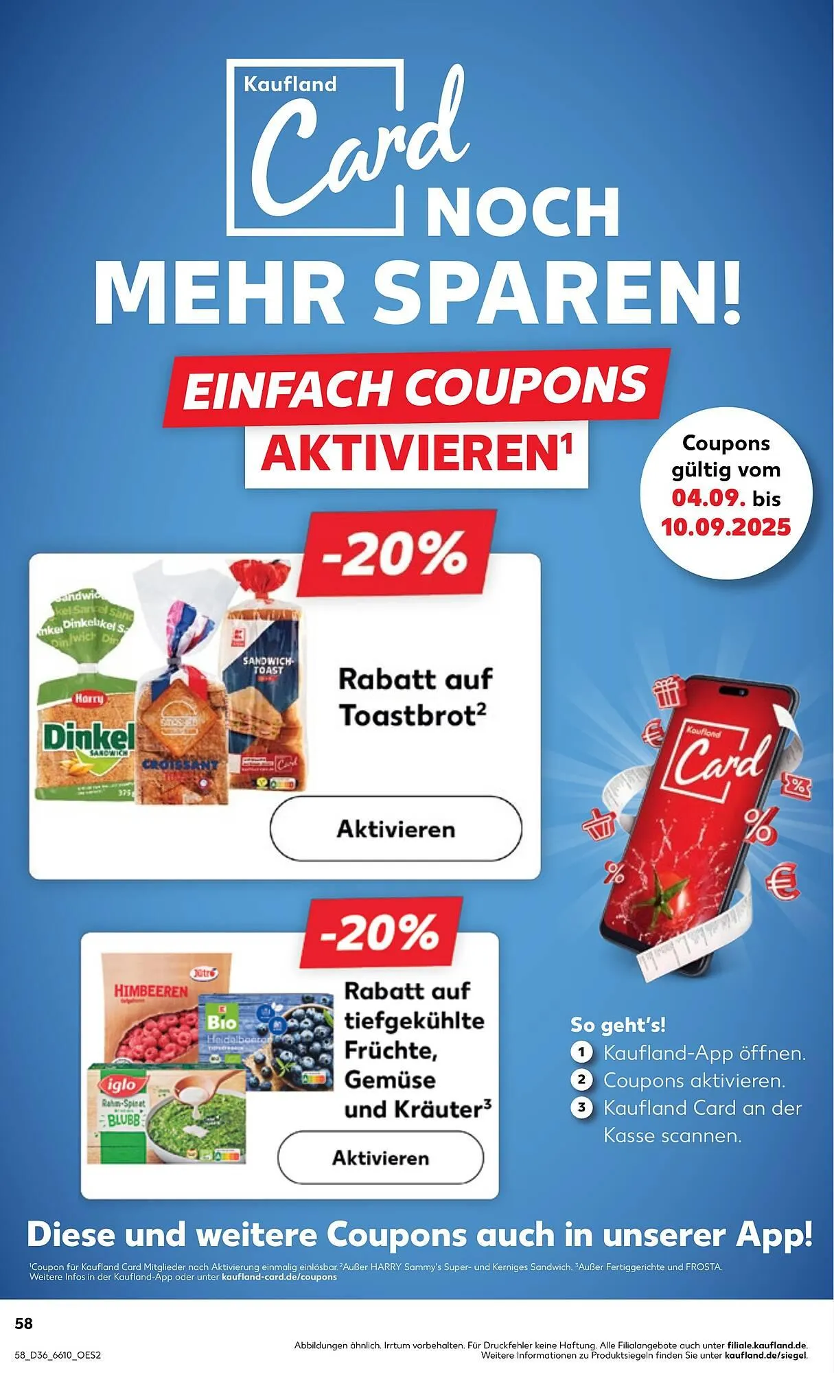 Kaufland Prospekt von 4. September bis 10. September 2025 - Prospekt seite 58